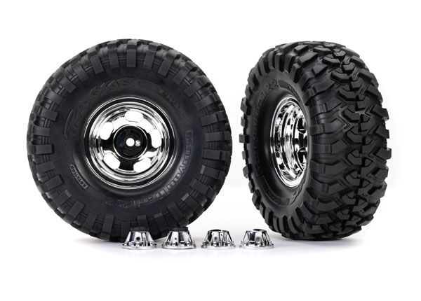 Traxxas Tires & Wh. Ass. Glued 2.2" Canyon Trail Tires (2) thumbnail 1