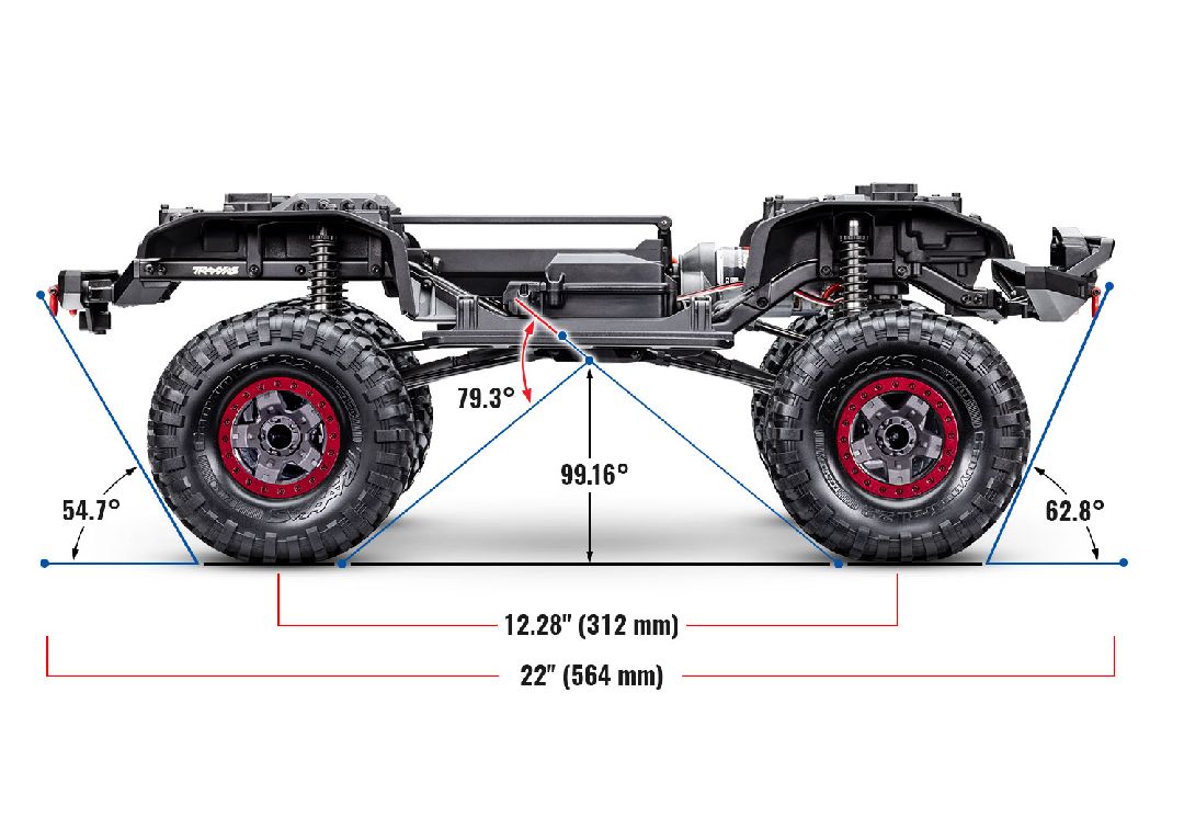 Traxxas 1/10 TRX-4 Sport High Trail 4x4 RTR - Metallic Red – image 18
