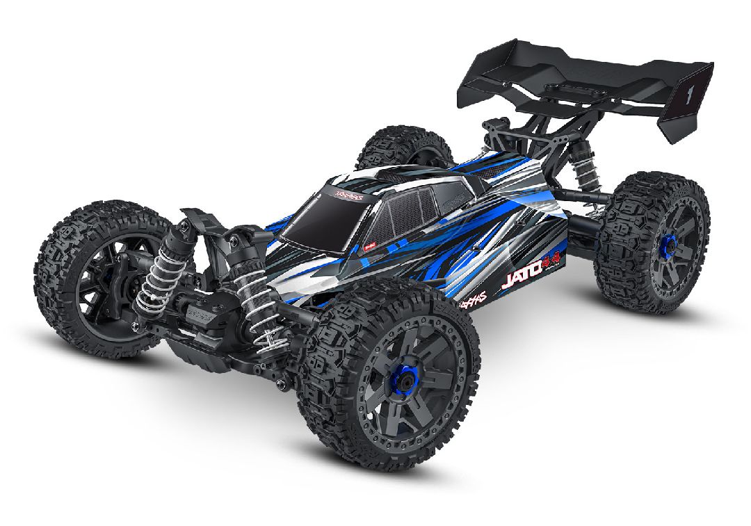 Traxxas 1/8 Jato 4x4 BL-2S 4x4 RTR - Blue w/ Charger & Battery – image 2