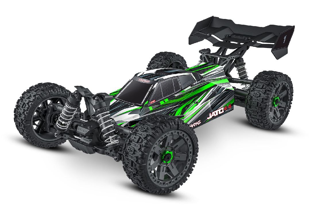 Traxxas 1/8 Jato 4x4 BL-2S 4x4 RTR - Green w/ Charger & Battery – image 2