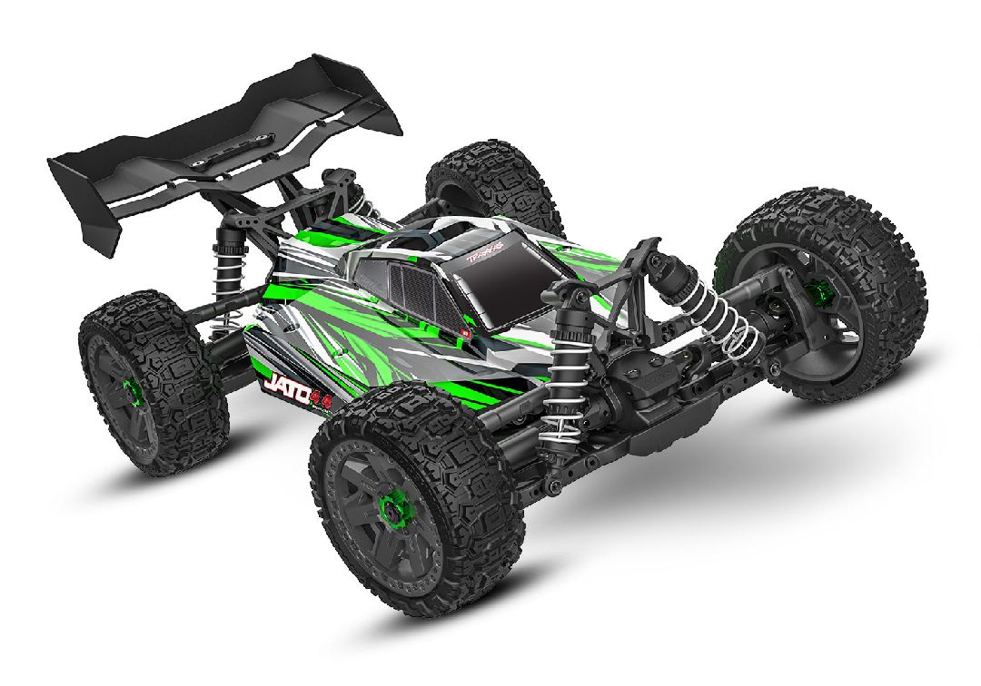 Traxxas 1/8 Jato 4x4 BL-2S 4x4 RTR - Green w/ Charger & Battery – image 5