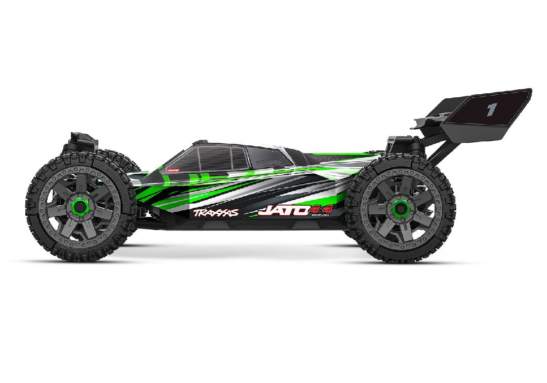 Traxxas 1/8 Jato 4x4 BL-2S 4x4 RTR - Green w/ Charger & Battery – image 4