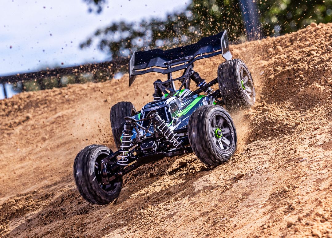 Traxxas 1/8 Jato 4x4 BL-2S 4x4 RTR - Green w/ Charger & Battery – image 8