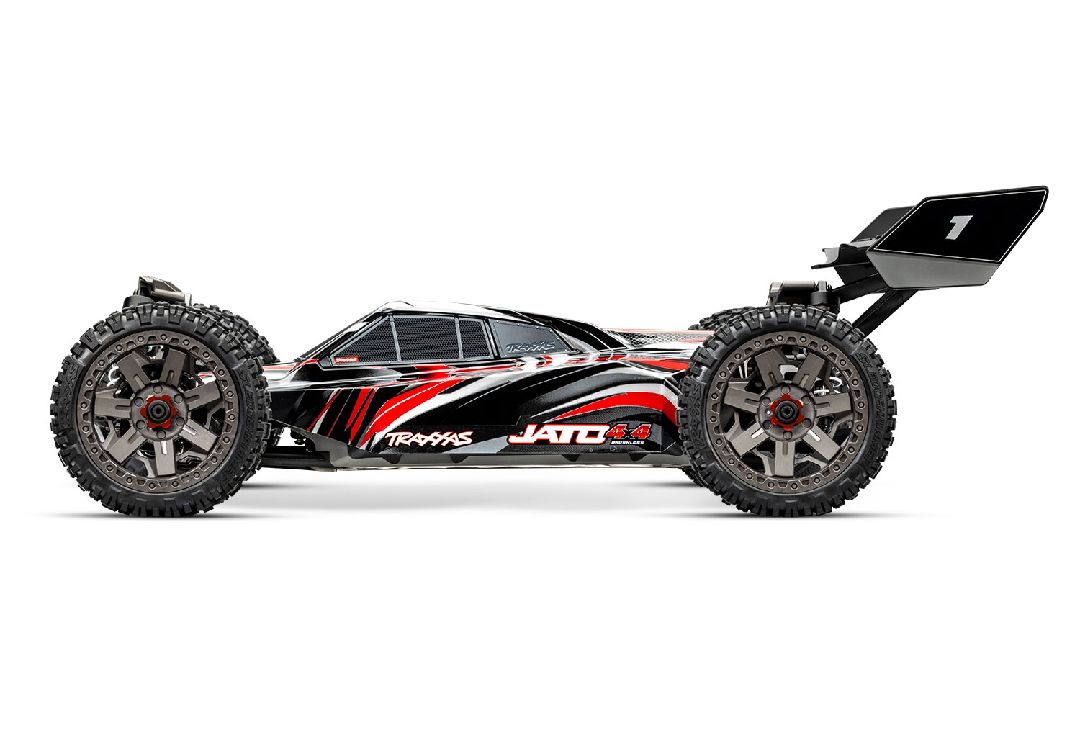 Traxxas 1/8 Jato 4x4 BL-2S 4x4 RTR - Red w/ Charger & Battery – image 4