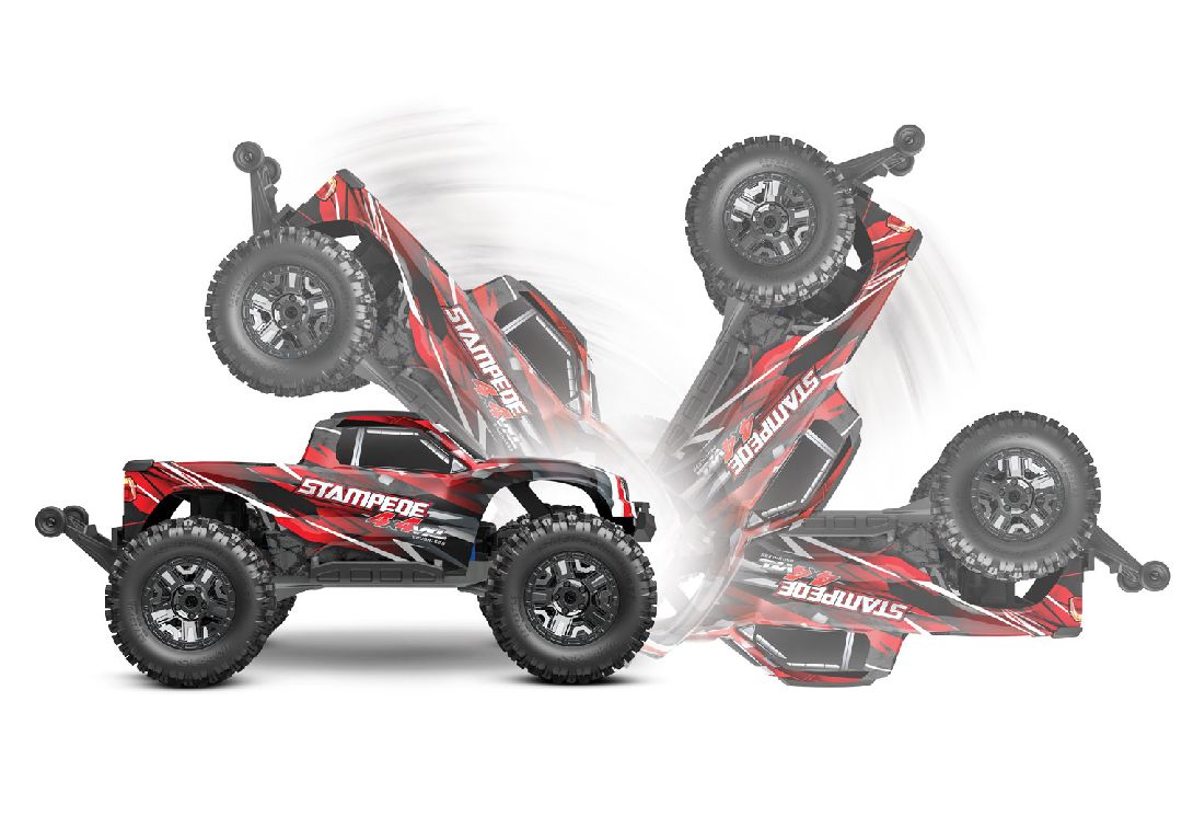Traxxas 1/10 Stampede VXL 4x4 RTR - Red thumbnail 20