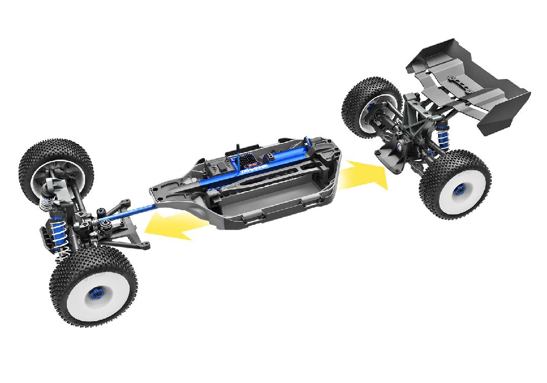Traxxas 1/8 Jato 4x4 VXL 4x4 RTR - Blue thumbnail 13