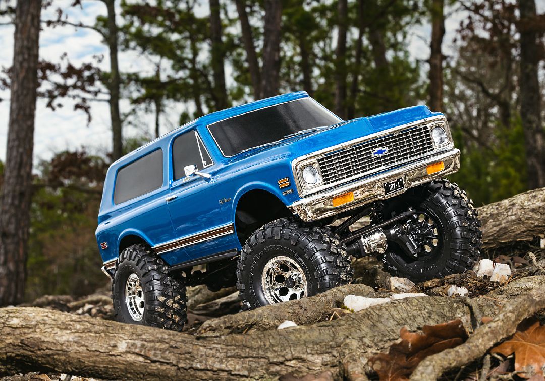 Traxxas 1/10 TRX-4 72 Chevy K5 Blazer High Trail 4x4 RTR - Blue – image 10