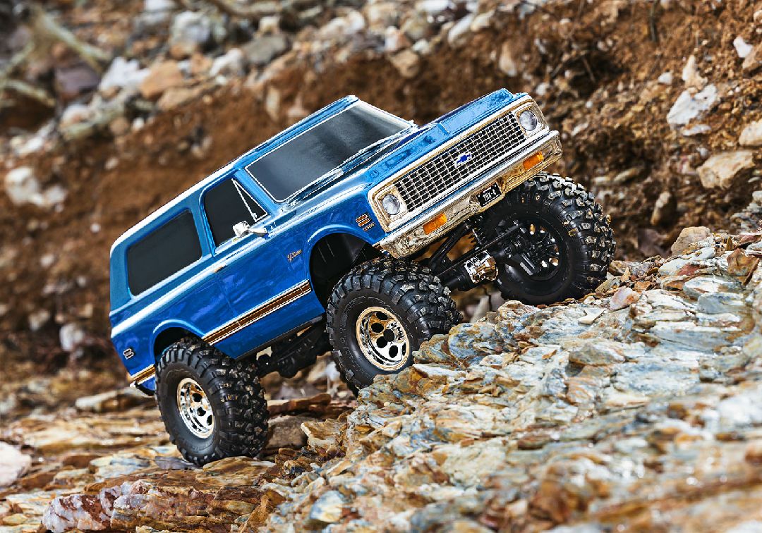 Traxxas 1/10 TRX-4 72 Chevy K5 Blazer High Trail 4x4 RTR - Blue – image 15