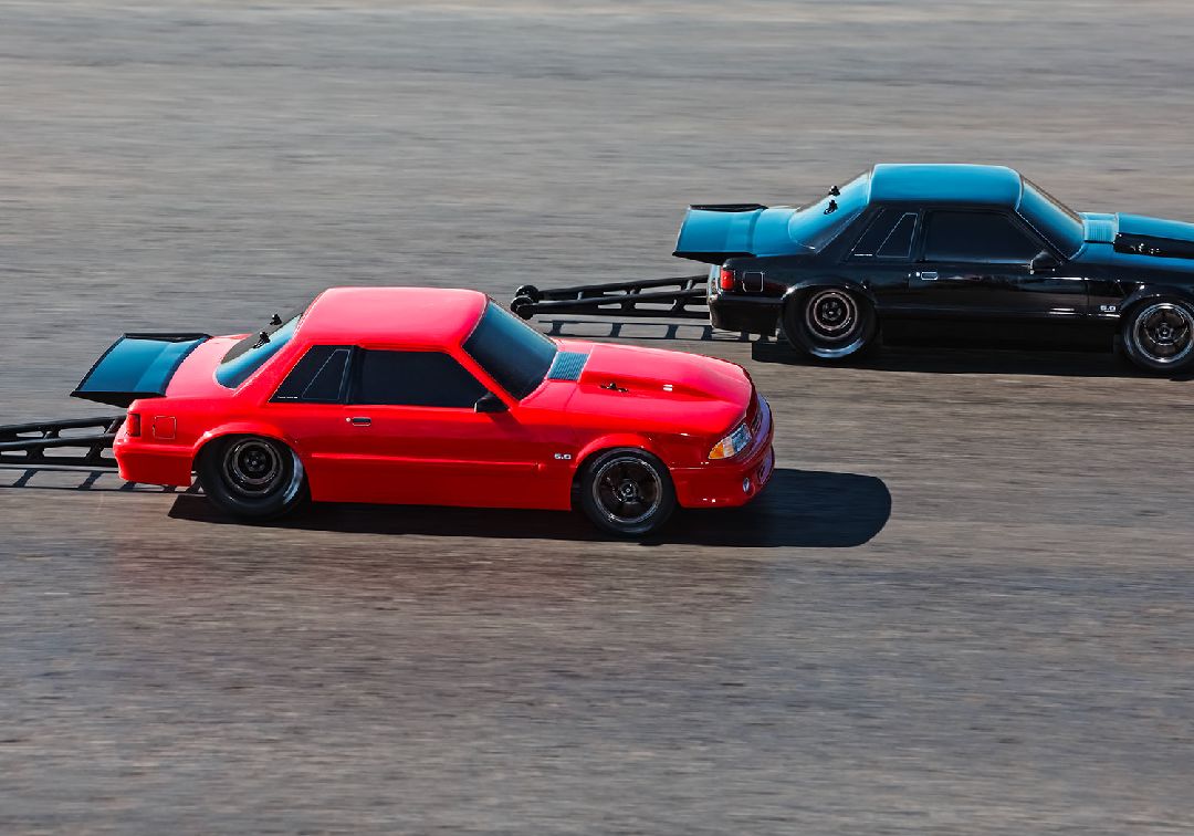 Traxxas 1/10 Drag Slash Ford Mustang 5.0 ExtremeHD 2wd RTR - Red – image 4