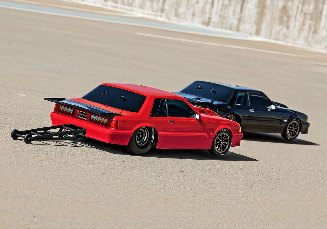 Traxxas 1/10 Drag Slash Ford Mustang 5.0 ExtremeHD 2wd RTR - Red – image 7