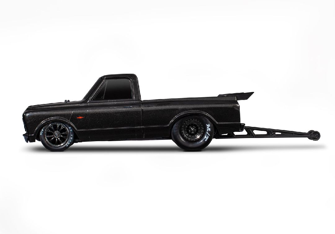 Traxxas 1/10 Drag Slash 1967 Chevy C10 ExtremeHD 2wd RTR - Black – image 3