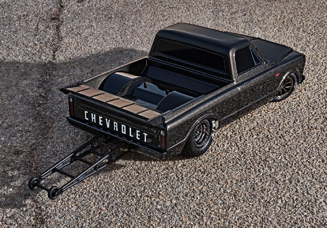 Traxxas 1/10 Drag Slash 1967 Chevy C10 ExtremeHD 2wd RTR - Black – image 5