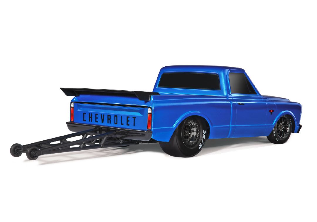 Traxxas 1/10 Drag Slash 1967 Chevy C10 ExtremeHD 2wd RTR - Blue – image 3