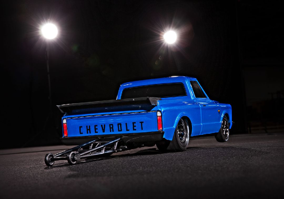Traxxas 1/10 Drag Slash 1967 Chevy C10 ExtremeHD 2wd RTR - Blue – image 4