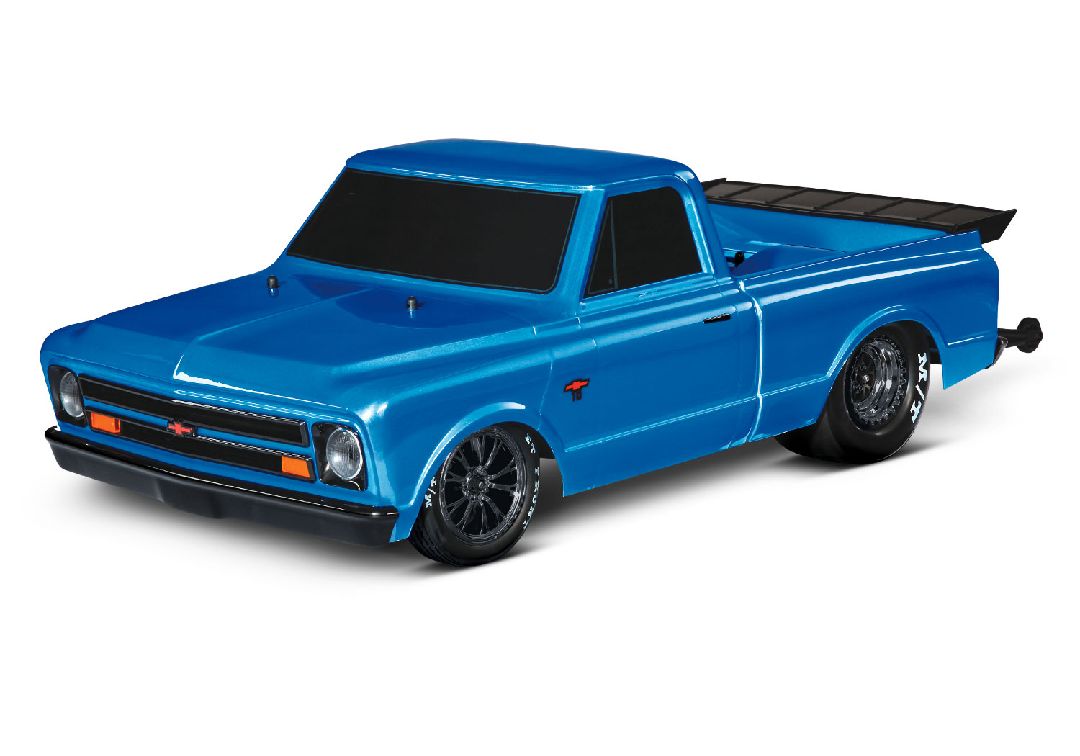 Traxxas 1/10 Drag Slash 1967 Chevy C10 ExtremeHD 2wd RTR - Blue – image 10