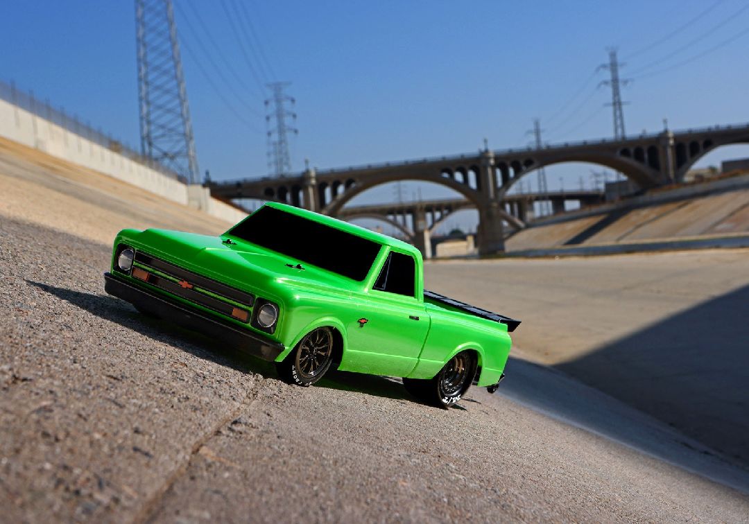 Traxxas 1/10 Drag Slash 1967 Chevy C10 ExtremeHD 2wd RTR - Green thumbnail 3