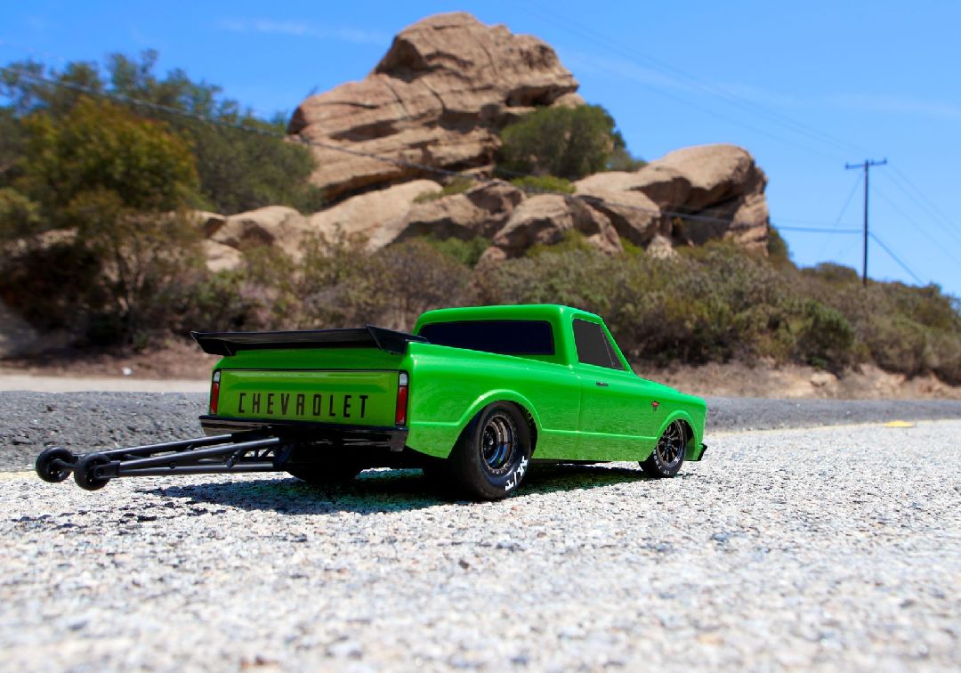 Traxxas 1/10 Drag Slash 1967 Chevy C10 ExtremeHD 2wd RTR - Green thumbnail 9