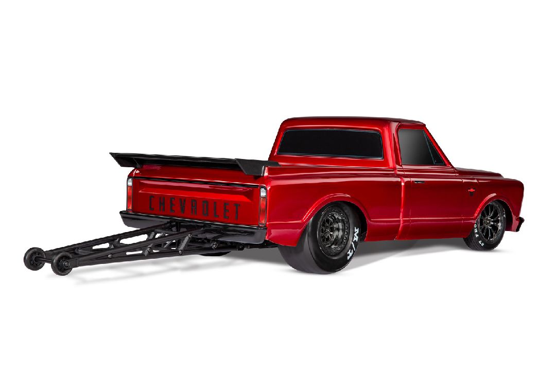 Traxxas 1/10 Drag Slash 1967 Chevy C10 ExtremeHD 2wd RTR - Red – image 2