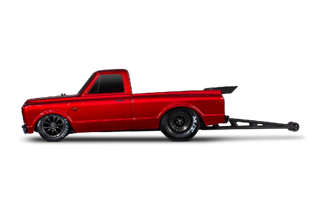 Traxxas 1/10 Drag Slash 1967 Chevy C10 ExtremeHD 2wd RTR - Red – image 3