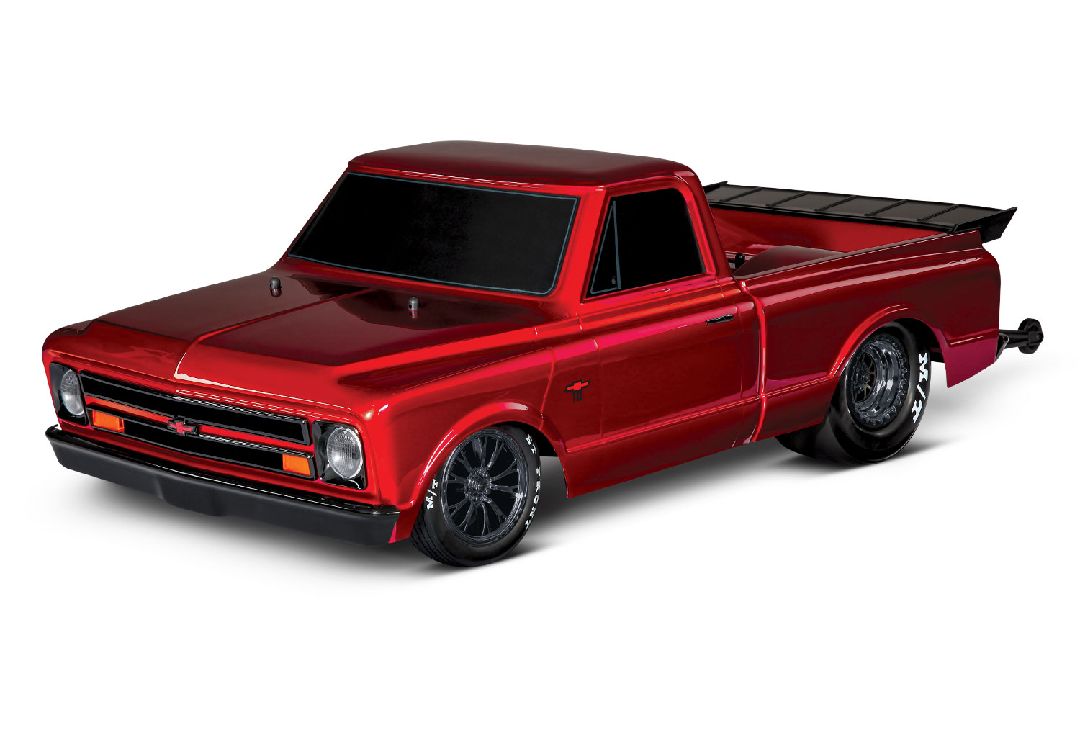 Traxxas 1/10 Drag Slash 1967 Chevy C10 ExtremeHD 2wd RTR - Red – image 7