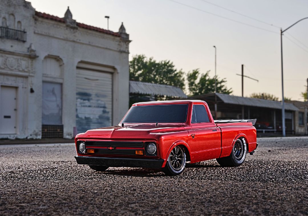 Traxxas 1/10 Drag Slash 1967 Chevy C10 ExtremeHD 2wd RTR - Red – image 9