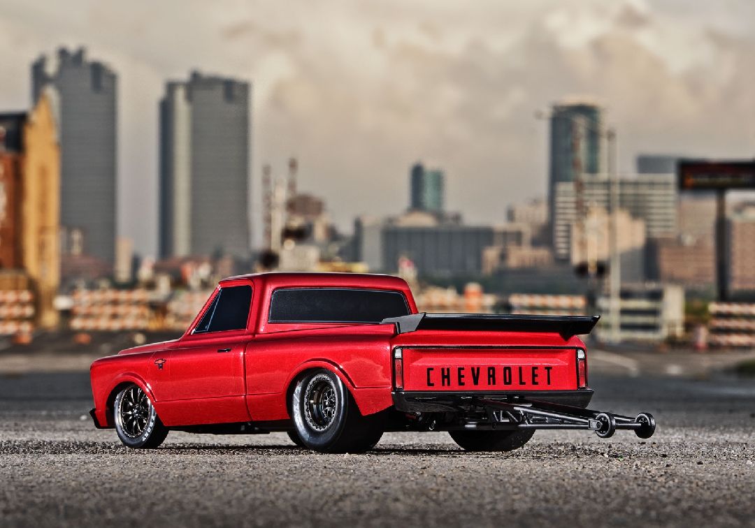 Traxxas 1/10 Drag Slash 1967 Chevy C10 ExtremeHD 2wd RTR - Red – image 15