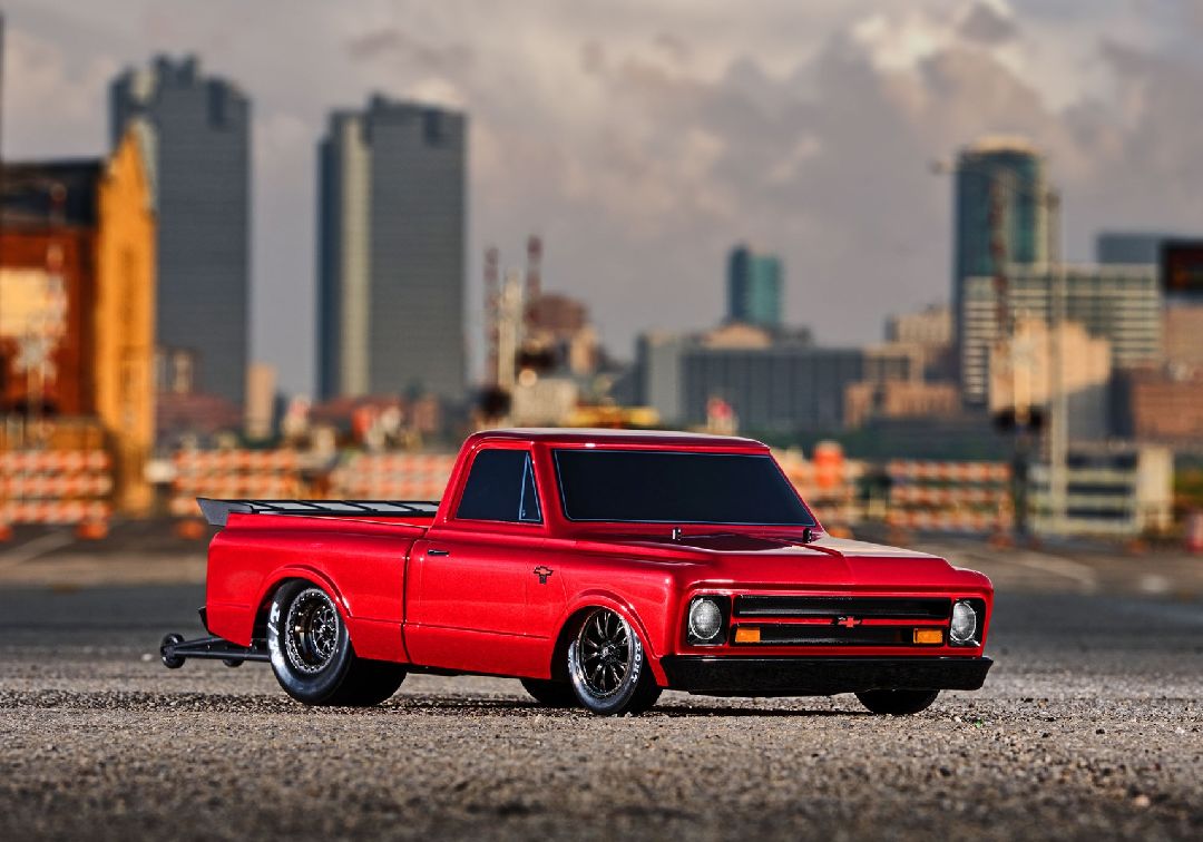 Traxxas 1/10 Drag Slash 1967 Chevy C10 ExtremeHD 2wd RTR - Red – image 13