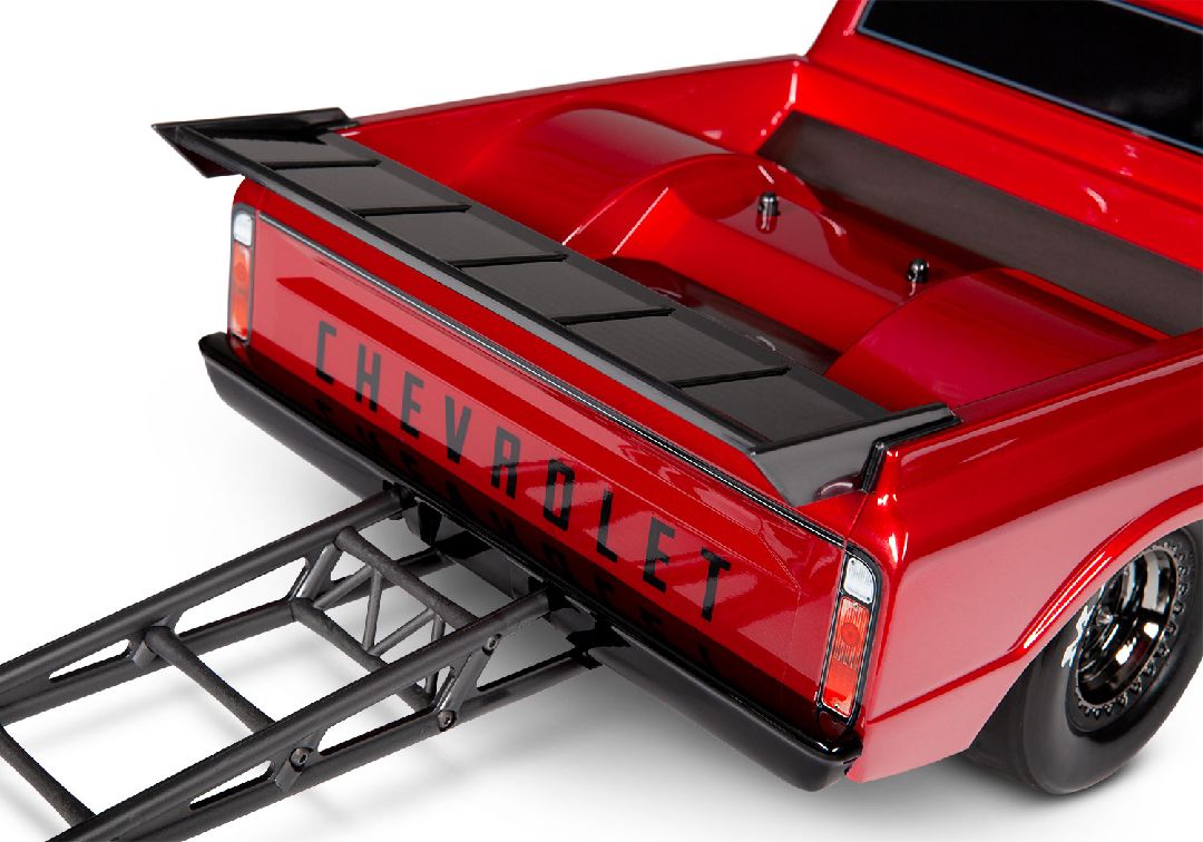 Traxxas 1/10 Drag Slash 1967 Chevy C10 ExtremeHD 2wd RTR - Red – image 14