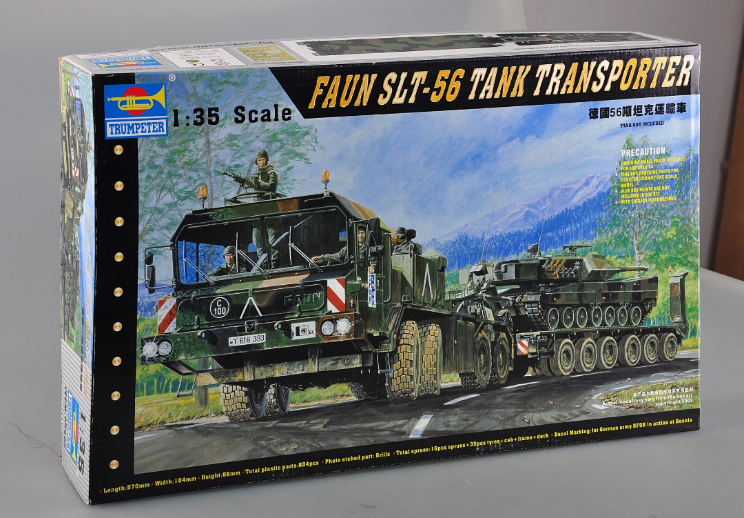Trumpeter 1/35 German Faun Elephant Slt-56 Panzer Transport – image 2