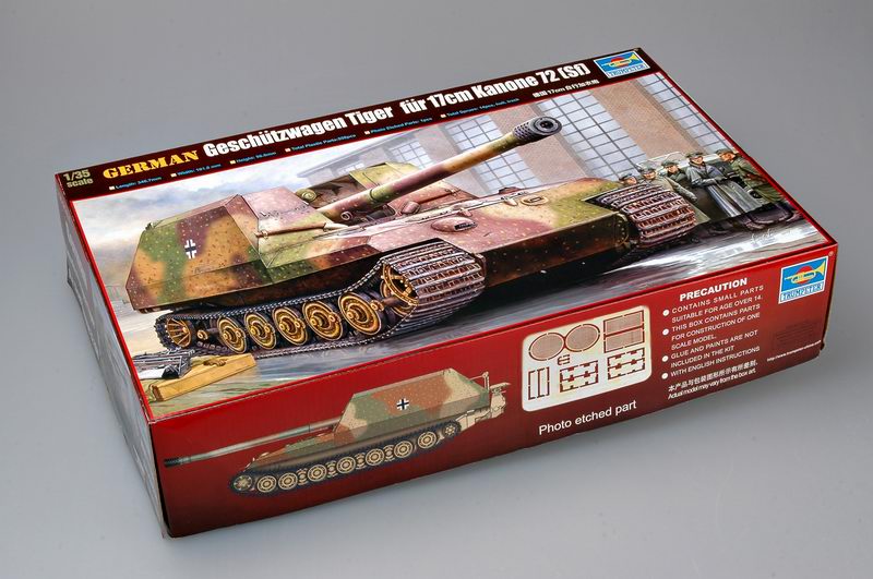 Trumpeter 1/35 German Geschutzwagen Tiger fur 17cm K72 – image 2