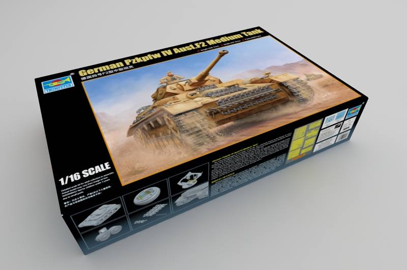 Trumpeter 1/16 German Pzkpfw IV Ausf.F2 Medium Tank – image 2