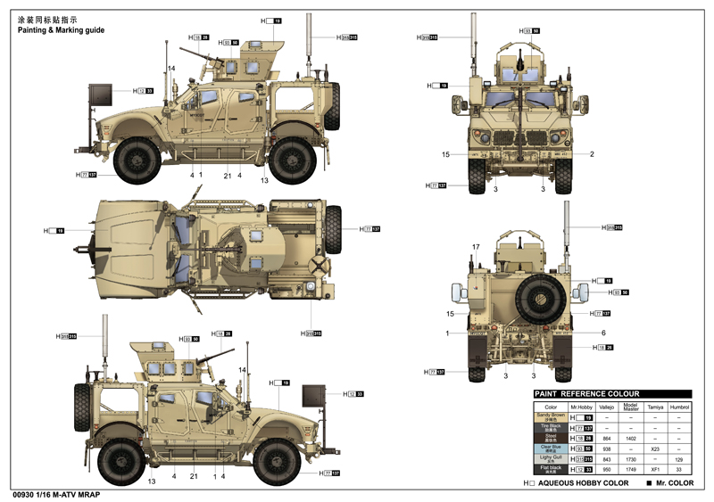 Trumpeter 1/16 US M-ATV MRAP – image 4