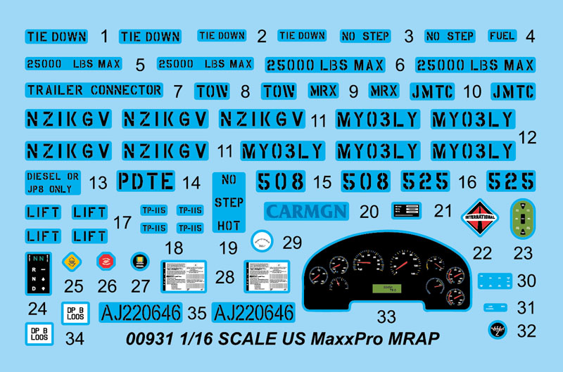 Trumpeter 1/16 US Mauxxpro MRAP – image 3
