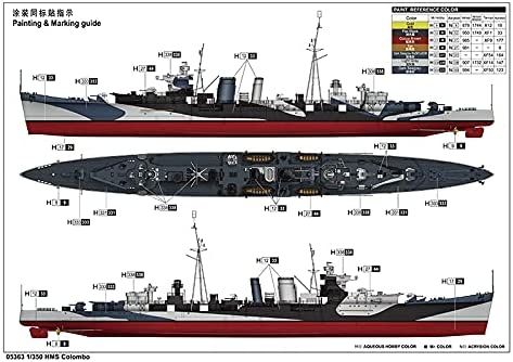Trumpeter 1/350 HMS Colombo – image 4