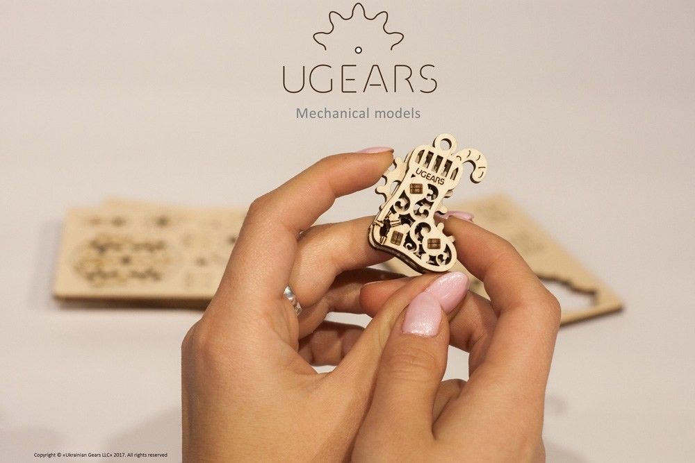 Ugears U-Fidget Happy New Gear (4 Models) - 37 Pieces thumbnail 2