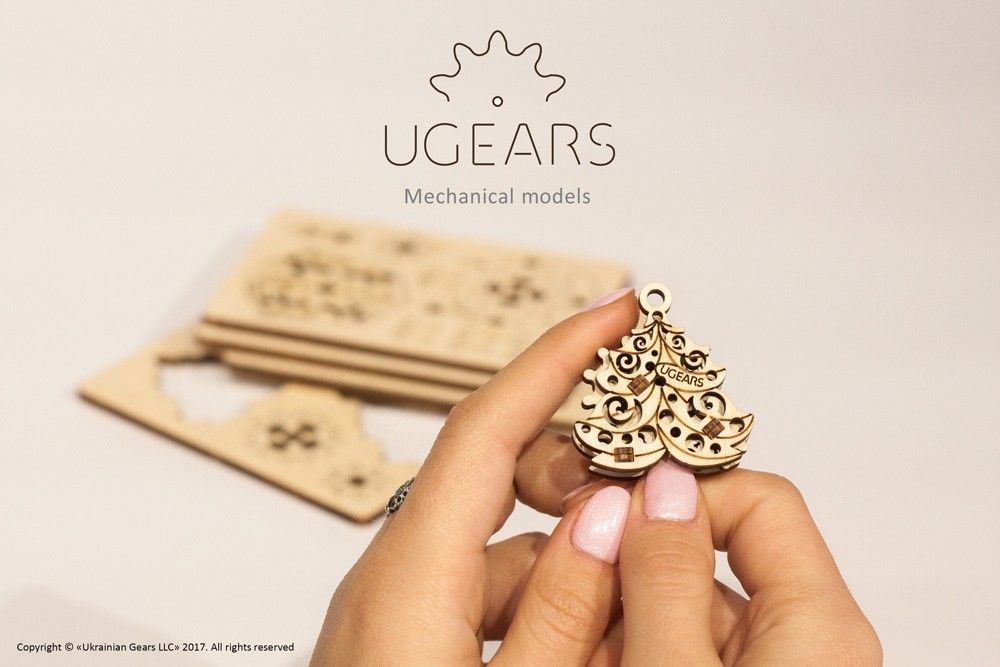 Ugears U-Fidget Happy New Gear (4 Models) - 37 Pieces thumbnail 4