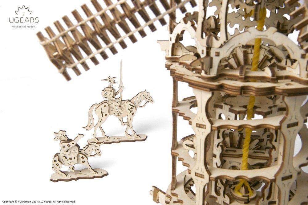 UGears Tower Windmill - 585 pieces thumbnail 2