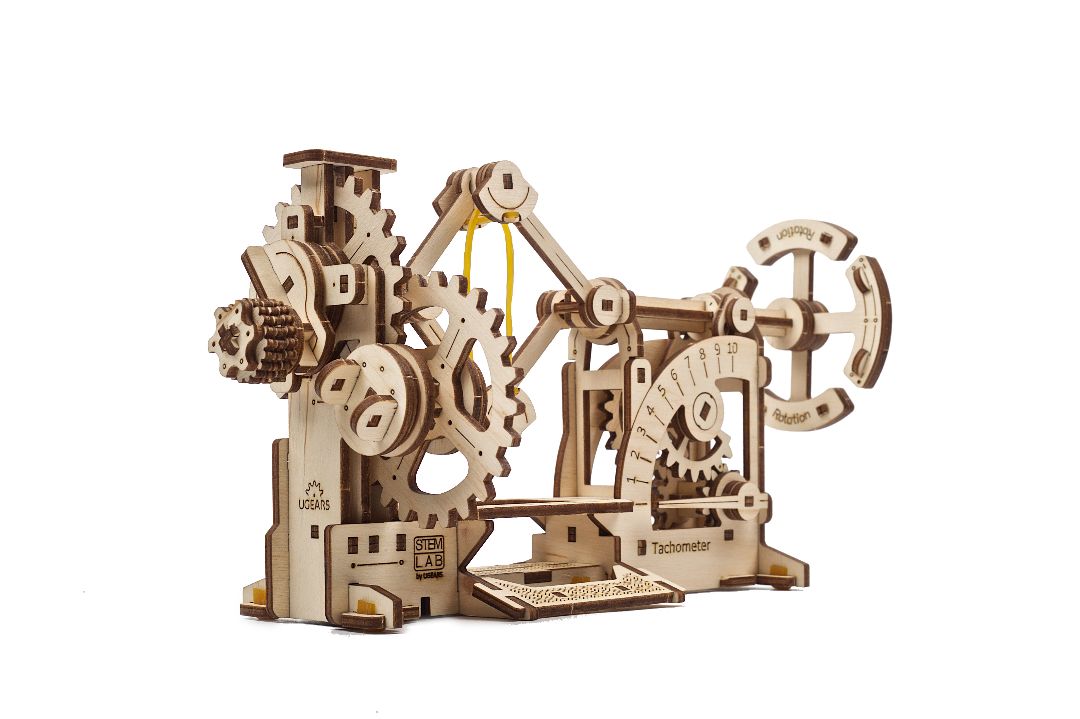 UGears STEM LAB Tachometer - 133 Pieces – image 4