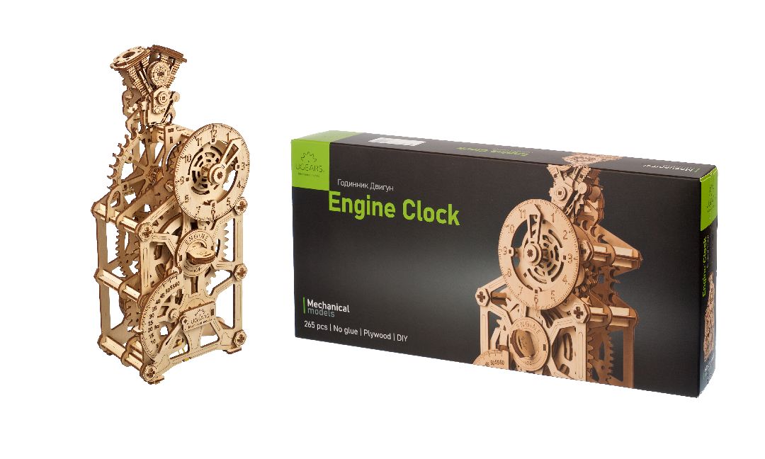 Ugears Engine Clock - 265 Pieces (Advanced) – image 4