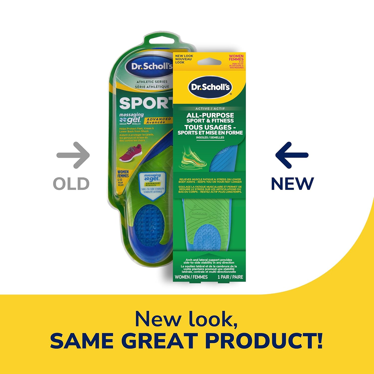 Dr. Scholl's - Athletic Sport Series Massaging Gel Advanced, Women 6-10 | 1 Pair – image 4