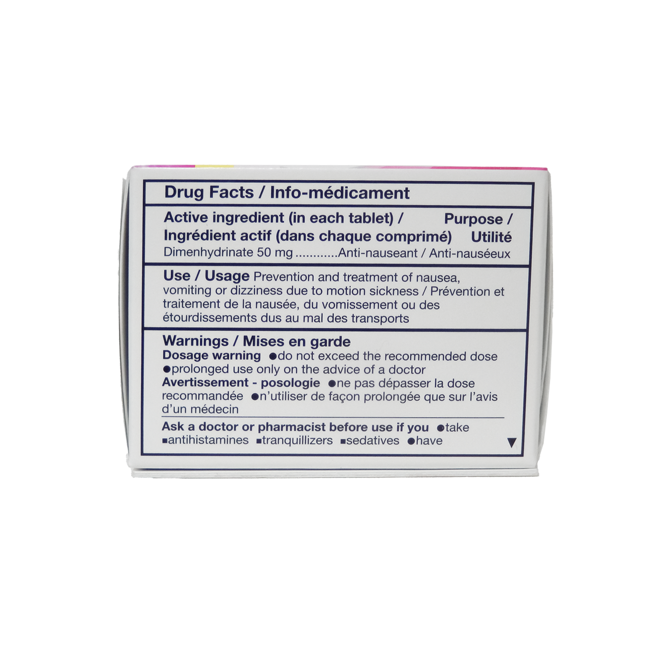 Option+ Anti-Nauseant Tablets 50 mg | 100 Tablets – image 2