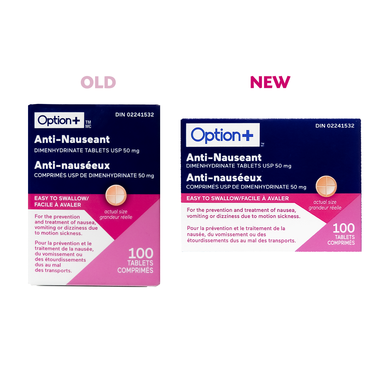 Option+ Anti-Nauseant Tablets 50 mg | 100 Tablets – image 3