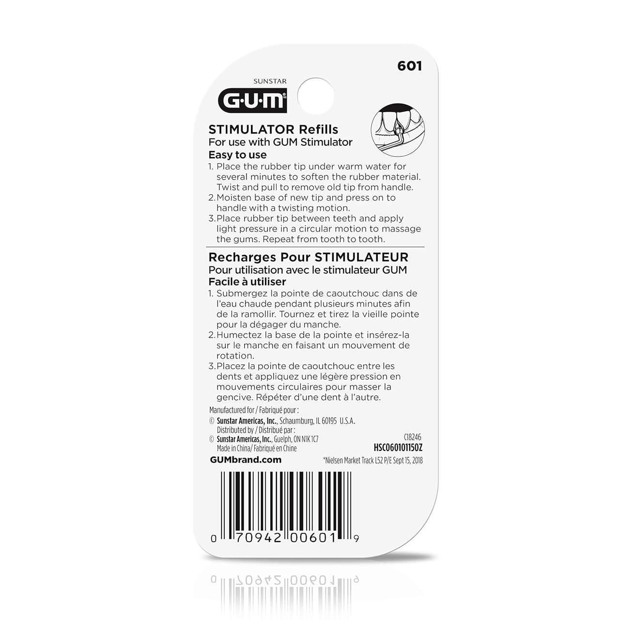 GUM - Stimulator Refills | 3 Count – image 3