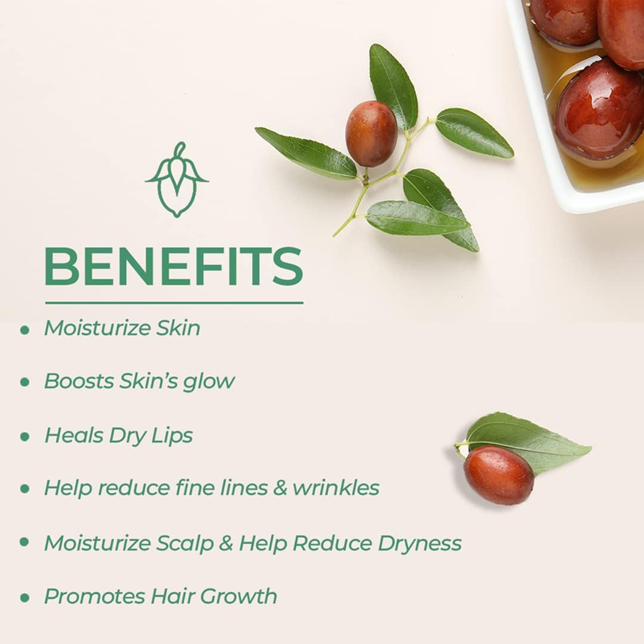 Refresh Botanicals - Certified Organic & Cold Pressed Jojoba Oil | 90 mL – image 2