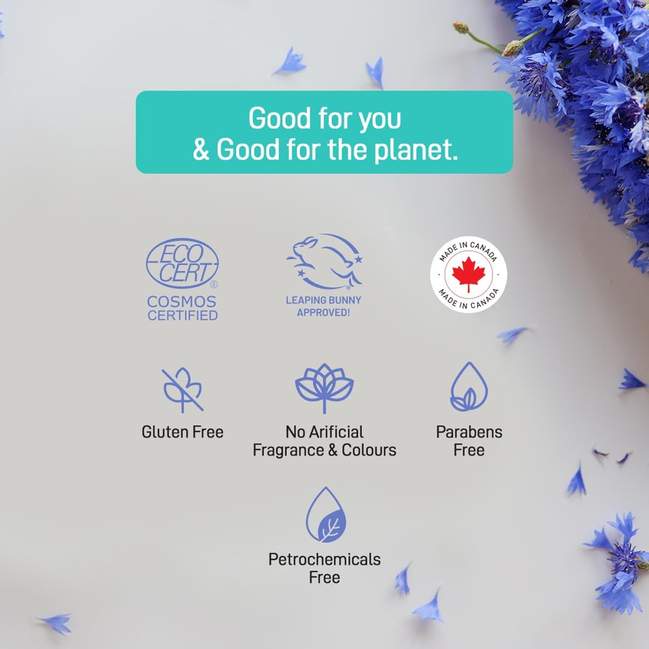 Refresh Botanicals - Fragrance Free Facial Moisturizer - Cornflower & Cucumber | 50 mL – image 6