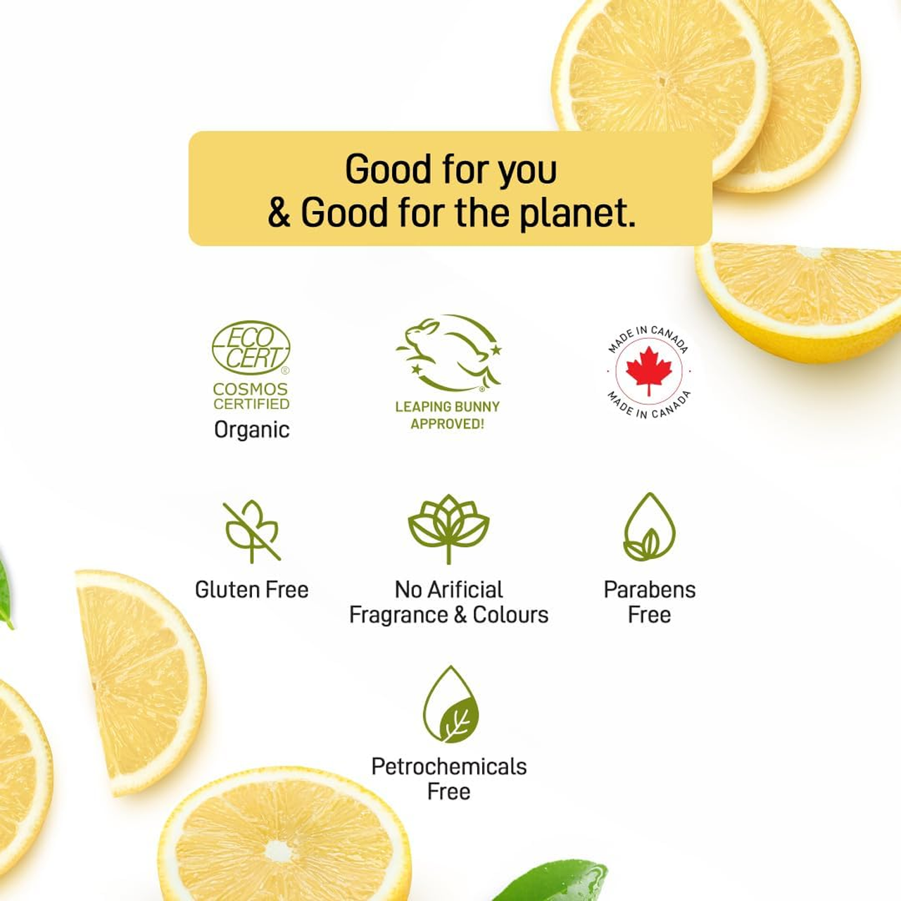 Refresh Botanicals - Brightening Facial Cleanser, Lemon & Cucumber | 100 mL – image 5