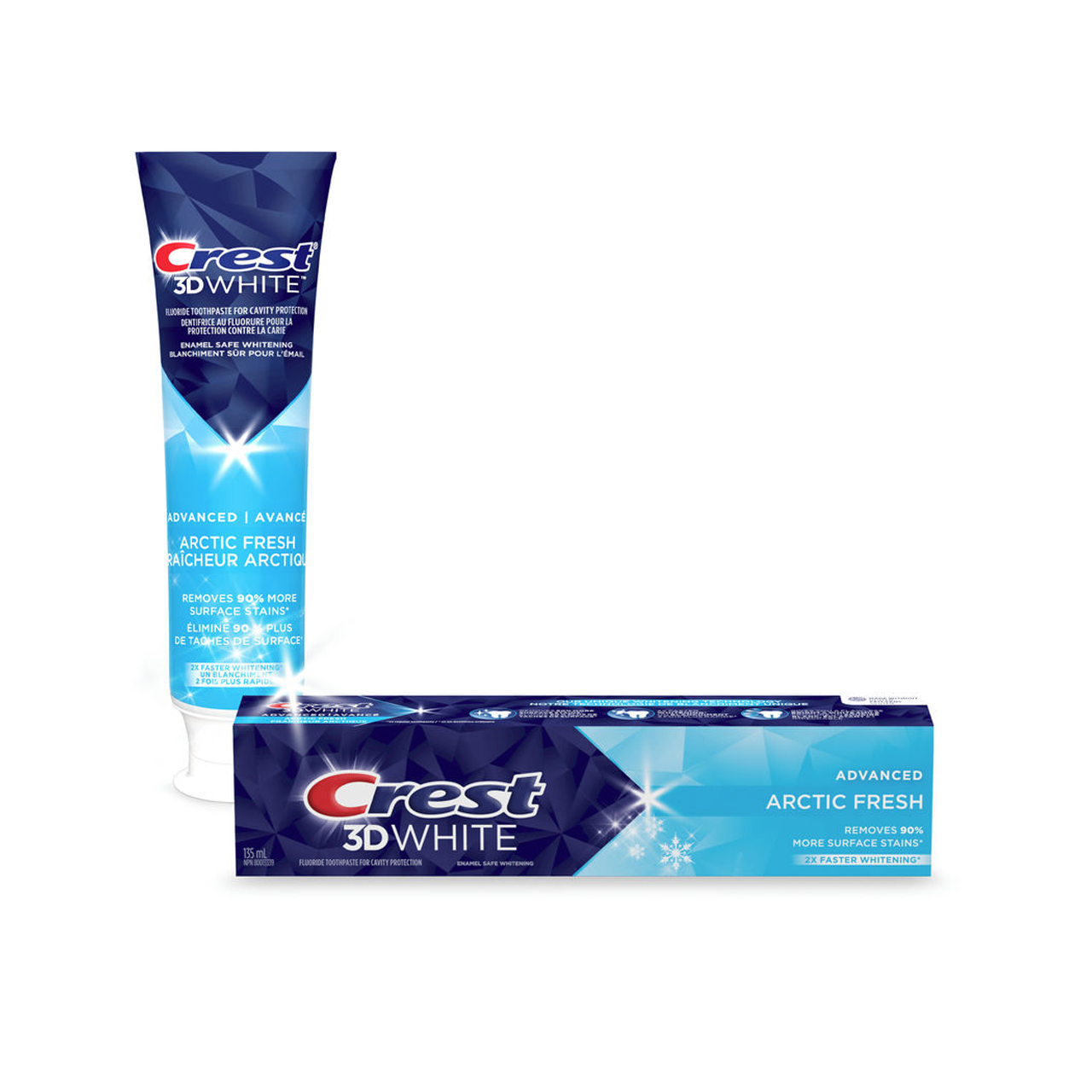 Crest – 3D White Advanced Arctic Fresh Toothpaste | 1 Tube – image 3