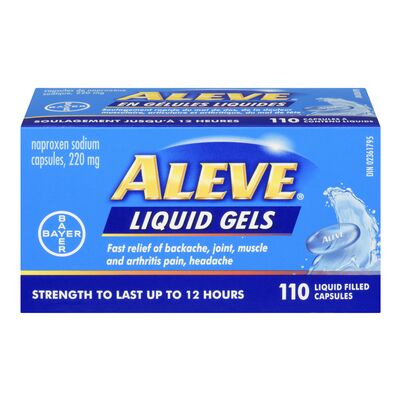 ALEVE Pain Relief, Naproxen 220mg, Liquid Gels – image 4