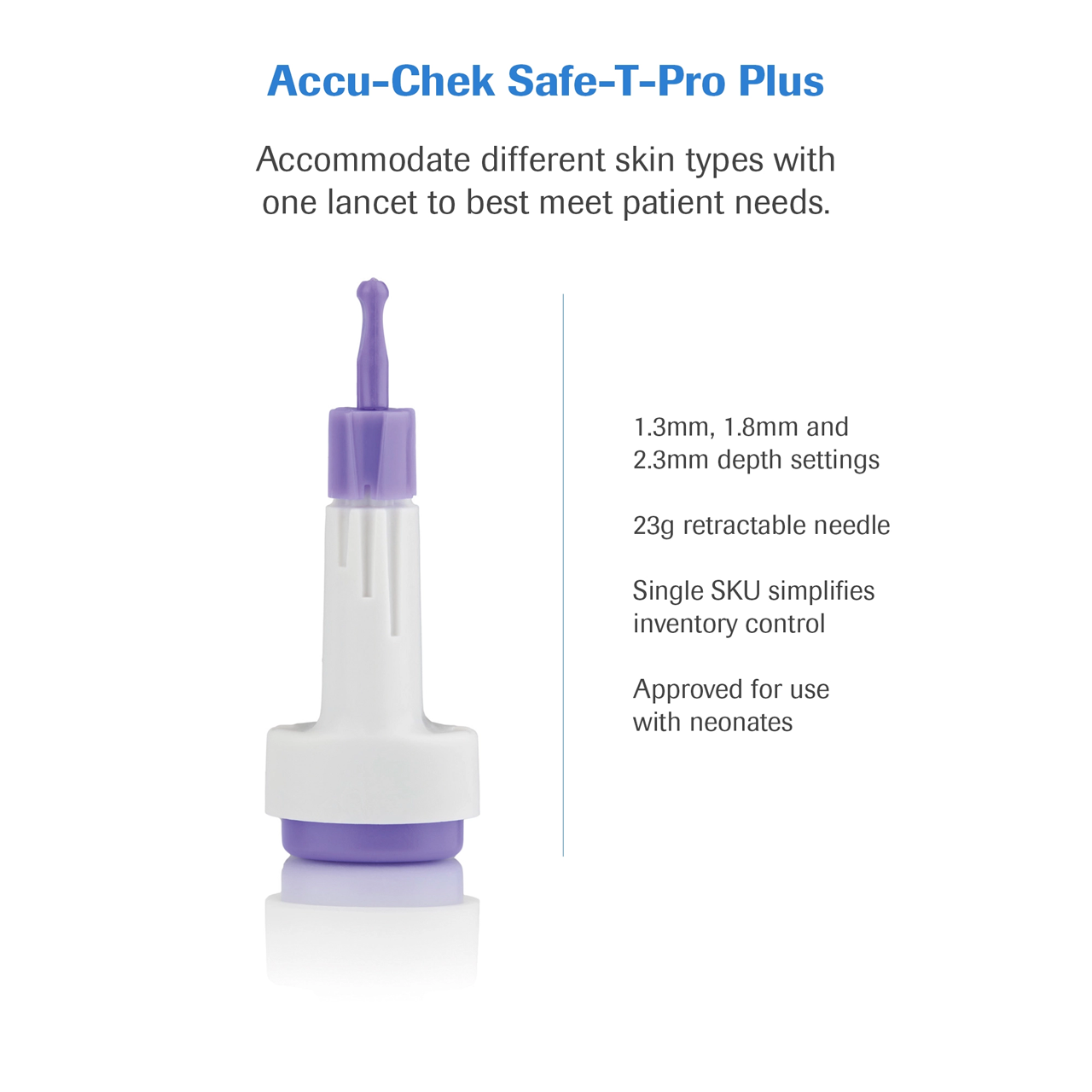 ACCU-CHEK - Safe T Pro Plus Lancet Devices | 200 Sterile Single use Lancing Devices – image 3