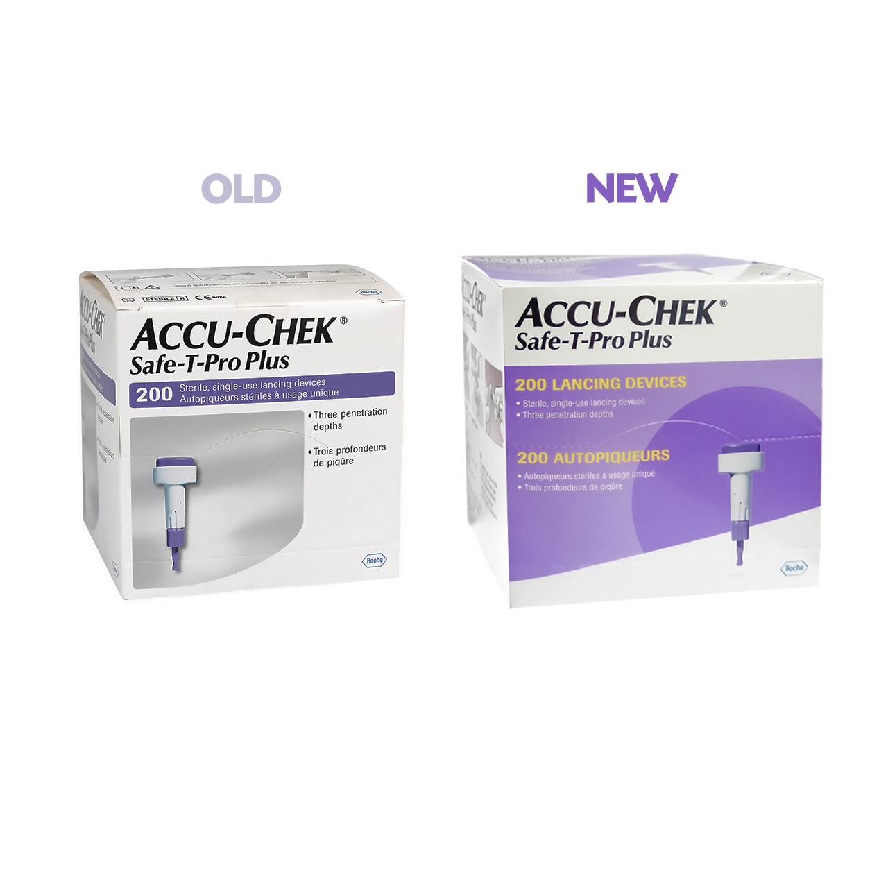 ACCU-CHEK - Safe T Pro Plus Lancet Devices | 200 Sterile Single use Lancing Devices – image 2